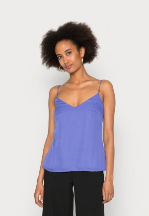 Tricko Anna Field Top Damske Modre | 601-IGXRFE