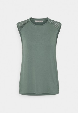 Tricko Anna Field Top Damske Svetlo Zelene | 350-ZEYPXQ