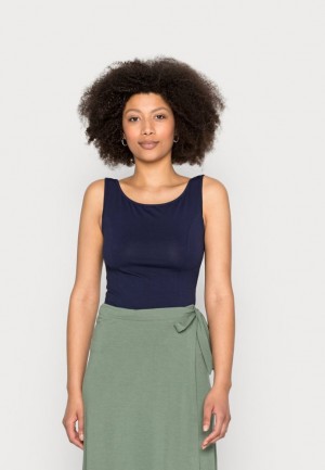 Tricko Anna Field Top Damske Tmavo Modre | 045-ATSVXF