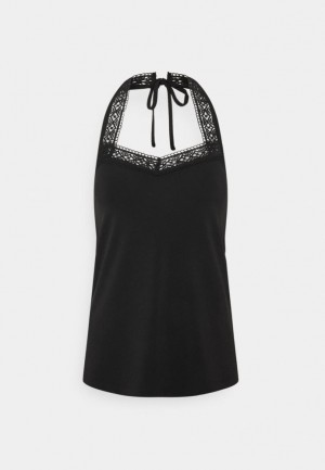 Tricko Anna Field Top Damske Čierne | 980-JGZLMH